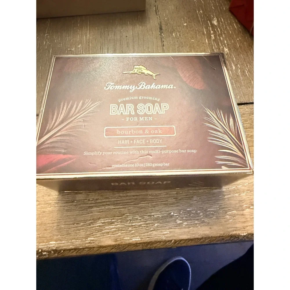 Tommy Bahama Bourbon & Oak Bar Soap Men Hair Face Body 10oz 2BH4AC-DBB